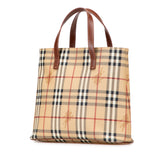 Haymarket Check Coated Canvas Tote